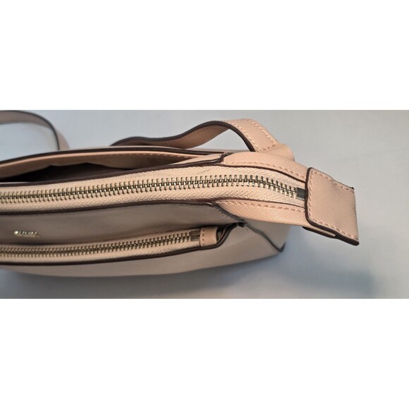 DKNY Baby Pink Faux Leather Crossbody w/Gold Accents Adjst Strap Great Condition - Picture 11 of 13
